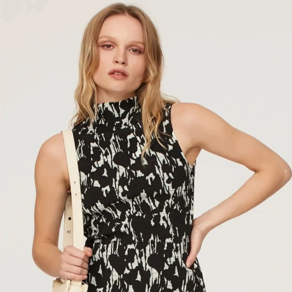 Proenza Schouler White Label Mock Neck Flou Mini Dress – Size 6 – Like New - Picture 2 of 9